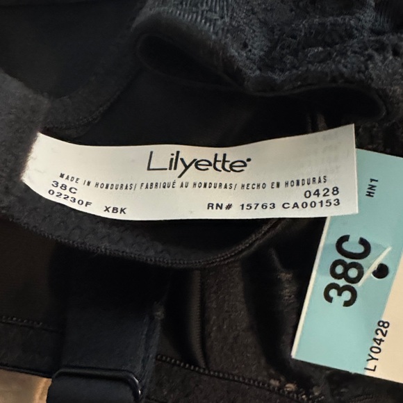 Lilyette Lace Bras in Dark Blue, Light Beige, and Black - Picture 5 of 5